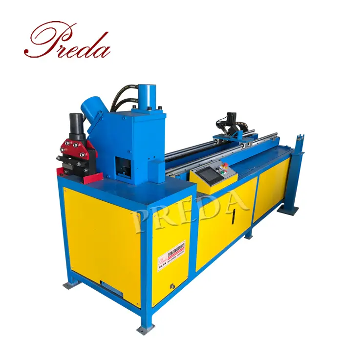 Hydraulic Ironworker CNC Hole Punching Cutting Machine For Angle Steel