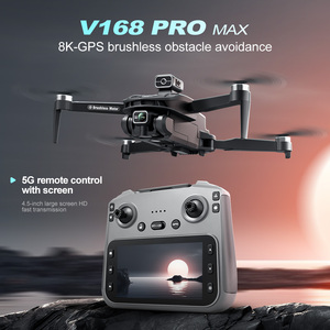New GPS Brushless Motor V168MAX Drone with 8K <b>Camera</b> & Night Vision Screen Remote for Adults Gift - Product Image 4