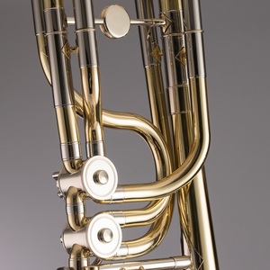 <span class=keywords><strong>Trombone</strong></span> basse à double piston en laiton avec clés Bb/F/Gb/D - Product Image 2