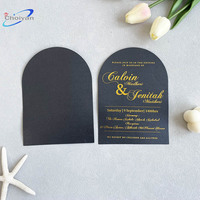 Boîte d'invitation personnalisée de luxe pour mariage ou Sweet 16 avec enveloppe
