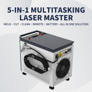 Portable 5-in-1 <b>Laser</b> Welding and <b>Cleaning</b> <b>Machine</b> High Power for Weld Seam Remote Rust Removal <b>Laser</b> Welding and <b>Cleaning</b> Machi - Product Image 3