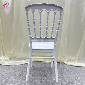 PP <strong>Bamboo</strong> White Gold Plastic Napoleon <strong>Chair</strong> for Banquets Activities Outdoor Garden Dining <strong>Chairs</strong> - Product Image 6