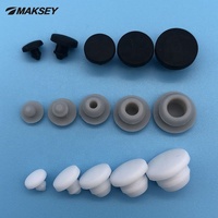 Bouchon en silicone rond MAKSEY 21 22 23 24 25 mm, bouchon en caoutchouc mâle, joint d'étanchéité pour meubles, bouchon de trou rond