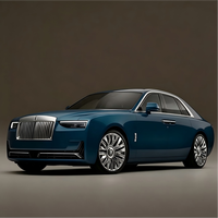 Nouvelle berline de luxe 5 places de grande taille à moteur essence 6.7T, marque mondiale de premier plan, modèle Ghost 2024, pour usage professionnel, avec toit ouvrant panoramique gauche.