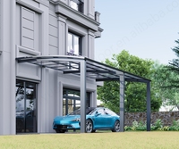 Weleadalu - Structure en acier inoxydable et alliage d'aluminium personnalisable, 2 mm d'épaisseur, revêtement poudré, double cantilever, étanche, protection UV