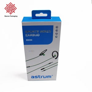 Baoren Custom Logo UV Printing Wholesale Fashion Trend Paper Boxes Consumer Electronics <b>Wireless</b> Headset Rigid Box Packaging - Product Image 4