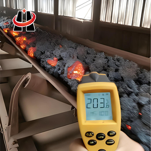 Yeraltı kömür madenciliği için alev dayanıklı mayın konveyör bant 800 ° c ısı direnci MSHA onaylı maden konveyör bant - Product Image 5