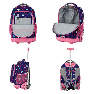 Juego de 4 Mochilas Escolares con <span class=keywords><strong>Ruedas</strong></span> para Niños, Mochilas de Alta Calidad, <span class=keywords><strong>Mochila</strong></span> con <span class=keywords><strong>Ruedas</strong></span> para Niños, Bolsa Escolar para Niñas, Nuevo Diseño - Product Image 3