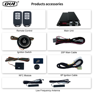 OVI 8100 senza chiave con avvio remoto sistema di avviamento a pressione con motore di avviamento per auto immobilizzatore per auto con allarme <span class=keywords><strong>Honda</strong></span> JAZZ CIVIC ACCORD - Product Image 5
