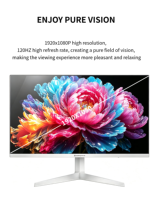Moniteur d'ordinateur de bureau 24 pouces 120Hz IPS FHD 1080P à faible lumière bleue et protection oculaire, vente en gros usine