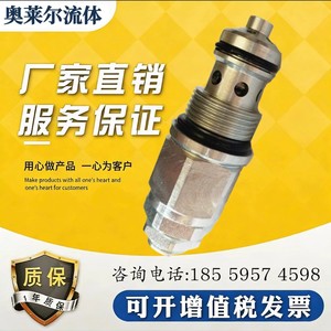 วาล์วควบคุมแรงดันไฮดรอลิกแบบเกลียว Vis Threaded Cartridge Valve Rvco M22 0g 000  ขนาด 1 นิ้ว  วัสดุเหล็กกล้าคาร์บอน - Product Image 5