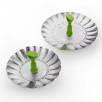 Panier à vapeur pliant en acier inoxydable pour fruits et légumes Gadget de cuisine multifonction pour la maison