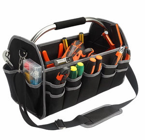 Organizador Multiusos Profesional Personalizado para Artesanos, Material Oxford Impermeable con Asa y Base Rígida para <span class=keywords><strong>Herramientas</strong></span> <span class=keywords><strong>de</strong></span> <span class=keywords><strong>Fontaneros</strong></span> - Product Image 1