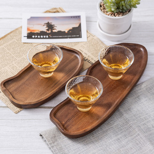 Acacia Wood Cloud <b>Tray</b> Handmade Serving <b>Tray</b> For <b>Tea</b> Coffee Dessert Small Size - Product Image 4