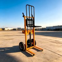 Tragbarer 300kg Elektrischer Sackkarren mit Motorisierter Hebefunktion - Mini-Gabelstapler mit Lithium-Batterie für Express & Supermarkt