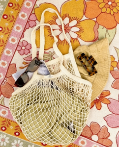 Women's Minimalist Summer Seaside Play Woven Shoulder <b>Bag</b> Fashionable Single-Shoulder Fishing <b>Net</b> <b>Bag</b> <b>Net</b>-Style Canvas Shopping - Product Image 1