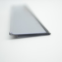 Bande en plastique d'étiquette de prix enfichable de support d'étiquettes extrudées en PVC coloré pour bande de date de supermarché