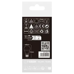 Lampadina LED A60 E27 10W 6500K, ad alta efficienza energetica, luce bianca brillante, ideale per illuminazione generale e ambienti - Product Image 2