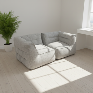 Sofá Seccional de Estilo Nórdico Francés, Sofá Compacto para Sala de Estar, Ideal para <span class=keywords><strong>Apartamentos</strong></span> - Product Image 1