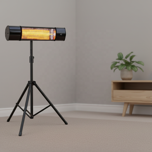 Chauffage infrarouge autonome haute efficacité avec télécommande et contrôle par application, étanche IP65, 1800W, chauffage rapide, construction métallique - Product Image 1