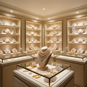 Tủ trưng bày trang sức đặt hàng riêng, tủ kính trưng bày đã qua sử dụng, quầy trưng bày trang sức - Product Image 5