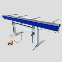 Machine de pliage électromagnétique entièrement automatique EB2000 EB2500 EB3200 avec frein à pédale et fonction de pliage pour aluminium et métal
