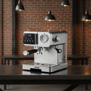 เครื่องชงกาแฟเอสเพรสโซ่อัตโนมัติ 8-in-1 พร้อมฐานแบบลิ้นชัก แรงดันสูง 20 บาร์ พร้อมเครื่อง<span class=keywords><strong>ท</strong></span>ำฟองนมสำหรับมอคค่า ลาเต้ และคาปูชิโน่ - Product Image 3