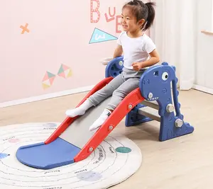 2022 nuovo 1MOQ all'ingrosso Toddler Indoor Baby giocattoli scorrevoli in plastica per bambini scivoli per bambini parco giochi e altalena Set da gioco