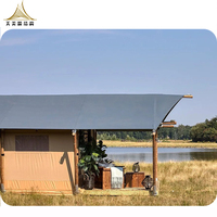 Maisons préfabriquées 2 homme tente de safari étanche glamping cabines lodge