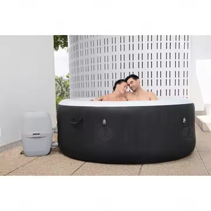 Bain <span class=keywords><strong>à</strong></span> remous gonflable commercial pour la maison, bain <span class=keywords><strong>à</strong></span> remous gonflable portable étanche <span class=keywords><strong>à</strong></span> l'air, grand bain <span class=keywords><strong>à</strong></span> remous gonflable avec chauffage pour une détente profonde - Product Image 2
