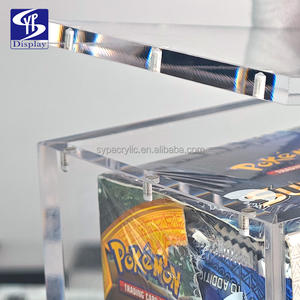 Boîte <span class=keywords><strong>de</strong></span> présentation en acrylique transparente personnalisée SYP <span class=keywords><strong>de</strong></span> 6 mm pour Pokémon - Anglais avec aimant puissant - Product Image 4