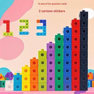 2025 xu hướng moc xây dựng khối Bộ ABS nhựa DIY xây dựng gạch lắp ráp khối đồ chơi Quà Tặng toán học đồ chơi học tập cho trẻ em - Product Image 4