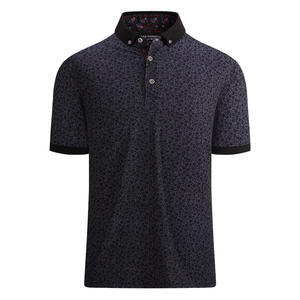 <span class=keywords><strong>Polos</strong></span> de Golf para <span class=keywords><strong>Hombre</strong></span> al por Mayor para Dropshipping en <span class=keywords><strong>Amazon</strong></span>, Algodón con Spandex Elástico, Cuello Negro, Impresión Completa, Antiarrugas - Product Image 3