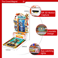 Máquina de Juegos Arcade para Niños Hero Of Robots Go Ce, Máquina de Juegos Electrónica que Funciona con Monedas para Niños