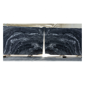 Losa y azulejo de mármol negro Orion con soluciones de Proyecto de venas mesas de encimeras pulidas decoración del hogar Kemalpasa - Product Image 6