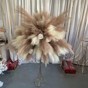 IFG定制人工仿真3D秋季天然潘帕斯玫瑰花球婚礼派对活动装饰 - Product Image 1