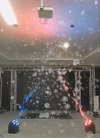 Machine à bulles de fête à double roue, machine à bulles de mousse pour mariage, machine à bulles de fête pour piscine, machine à fumée, équipement de fête, vente chaude