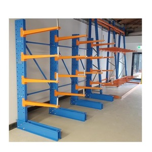 Preisgünstiges Korrosionsschutz-Stahl-Kragarmregal Pulverbeschichtetes Leichtbau-Doppelseitiges Lagerregalsystem - Product Image 1