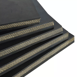 Fabbricazione a buon prezzo resistente all'usura BW1200mm nastro trasportatore in gomma piana in pelle 4Ply NN nastro trasportatore per impianto di miscelazione del cemento - Product Image 5