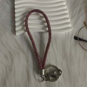 Brillant Strass Bracelet Porte-clés Bracelet Lanière Porte-clés pour Femmes Bling Diamant Longes Porte-clés Clé De Voiture Portefeuille porte-clés - Product Image 2