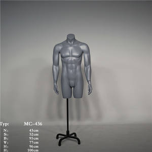 <span class=keywords><strong>Mannequin</strong></span> de torse masculin de taille moyenne, <span class=keywords><strong>pas</strong></span> <span class=keywords><strong>cher</strong></span>, pour vêtements de sport - Product Image 4