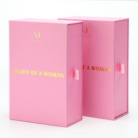Boîte cadeau à fermeture magnétique de haute qualité, logo personnalisé, boîte d'emballage pour flacon de parfum avec doublure en mousse cosmétique, avec tiroir coulissant