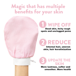 قفازات للتقشير من الحرير الطبيعي بسعر خاص من Gloway, 150D 250D ، قفازات فيسكوز ماتيرال باللون الوردي ، شعار مخصص في المخزون - Product Image 5