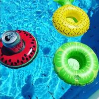 Support de Gobelet Gonflable Épais en Gros, Plateau Flottant pour Boissons, Accessoires de Fête pour Piscine et Plage, Vente en Gros Personnalisée