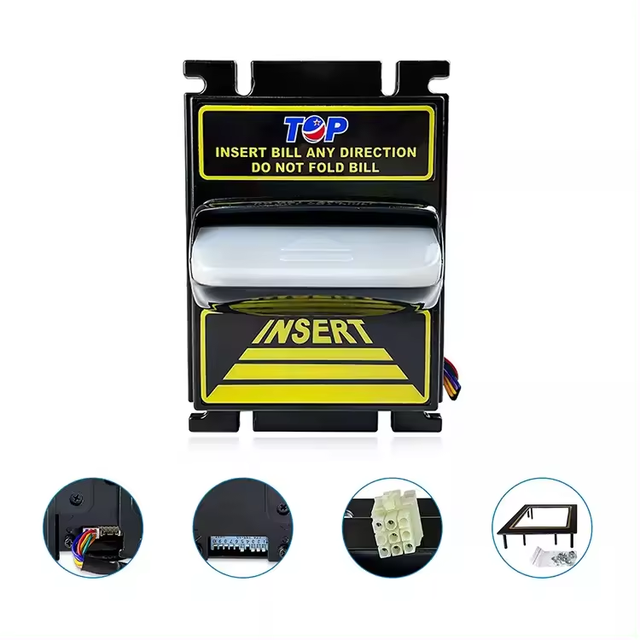 TOP TP70 Bill Validator RS232 Pulse Mode Bill Acceptor for Arcade Machine
