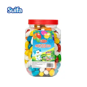 Étiquette privée en gomme à bulles, fruits ronds plage, 20g