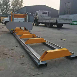 Machine de scierie à <span class=keywords><strong>bande</strong></span> horizontale Portable de haute précision pour la coupe du bois Scie à bois mobile à nouvelle condition - Product Image 2