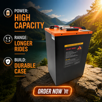 Batterie NMC semi-solide 72V 40Ah 60Ah pour moto électrique et véhicule électrique basse vitesse, 2000 cycles, -20~60, BMS intelligent
