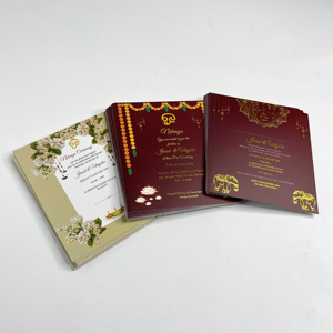 Tarjetas de Agradecimiento con Estampado en Dorado y Logotipo Personalizado CMYK al por Mayor - Tarjetas de Invitación de Boda de Lujo con Impresión en Lámina - Product Image 6
