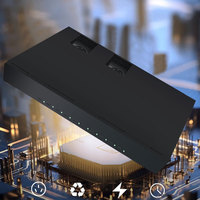 Estación de Carga Industrial de Metal con 10 Puertos USB-C PD, 65W Máx. por Puerto, 700W de Alta Potencia, Cargador Rápido para Laptop, Computadora y Micrófono